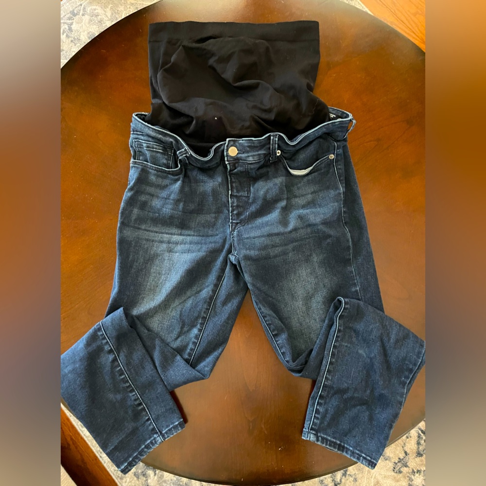 Blanqi over belly maternity jeans